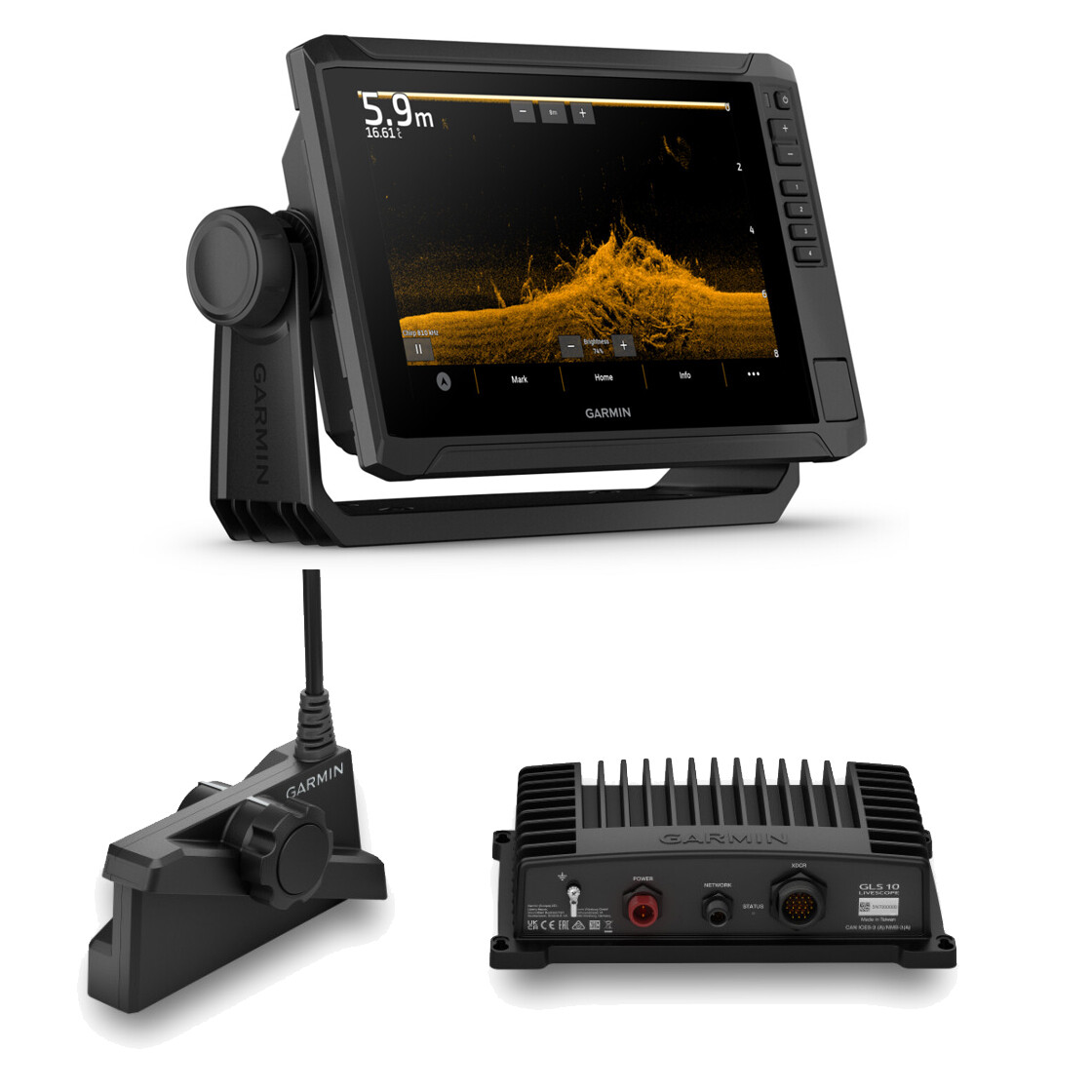 Garmin Echomap Uhd Sv Livescope Plus System Mit Gls Und Lvs