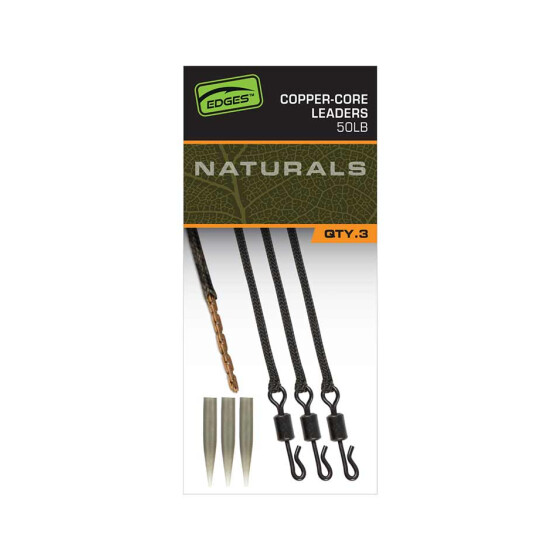 Fox EDGES™ Naturals Copper Core Leaders