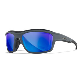 WileyX OZONE Matte Grey Frame Captivate Pol Blue Mirror