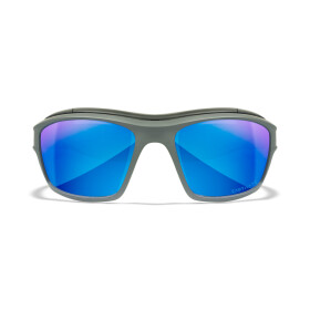 WileyX OZONE Matte Grey Frame Captivate Pol Blue Mirror