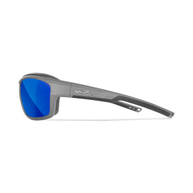 WileyX OZONE Matte Grey Frame Captivate Pol Blue Mirror