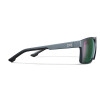 WileyX FOUNDER Matte Graphite Frame Captivate Pol Green Mirror Lens