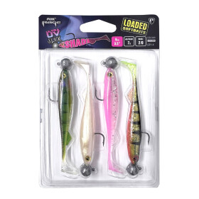 Fox Rage Ultra UV Slick Shad Loaded 9cm, 7g Mixed Colours