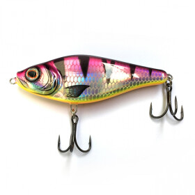 Hybrida J 2 Jerkbait ACK-SONDERFARBE UV Pink Perch Holo...