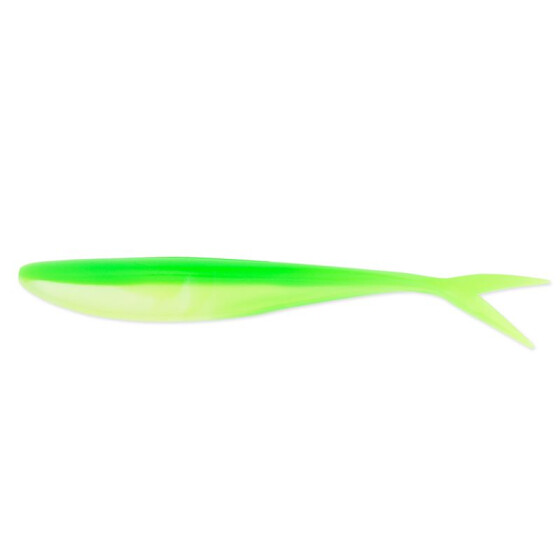 Lunker City 4.5" Freaky Fish Limetreuse Gummifisch